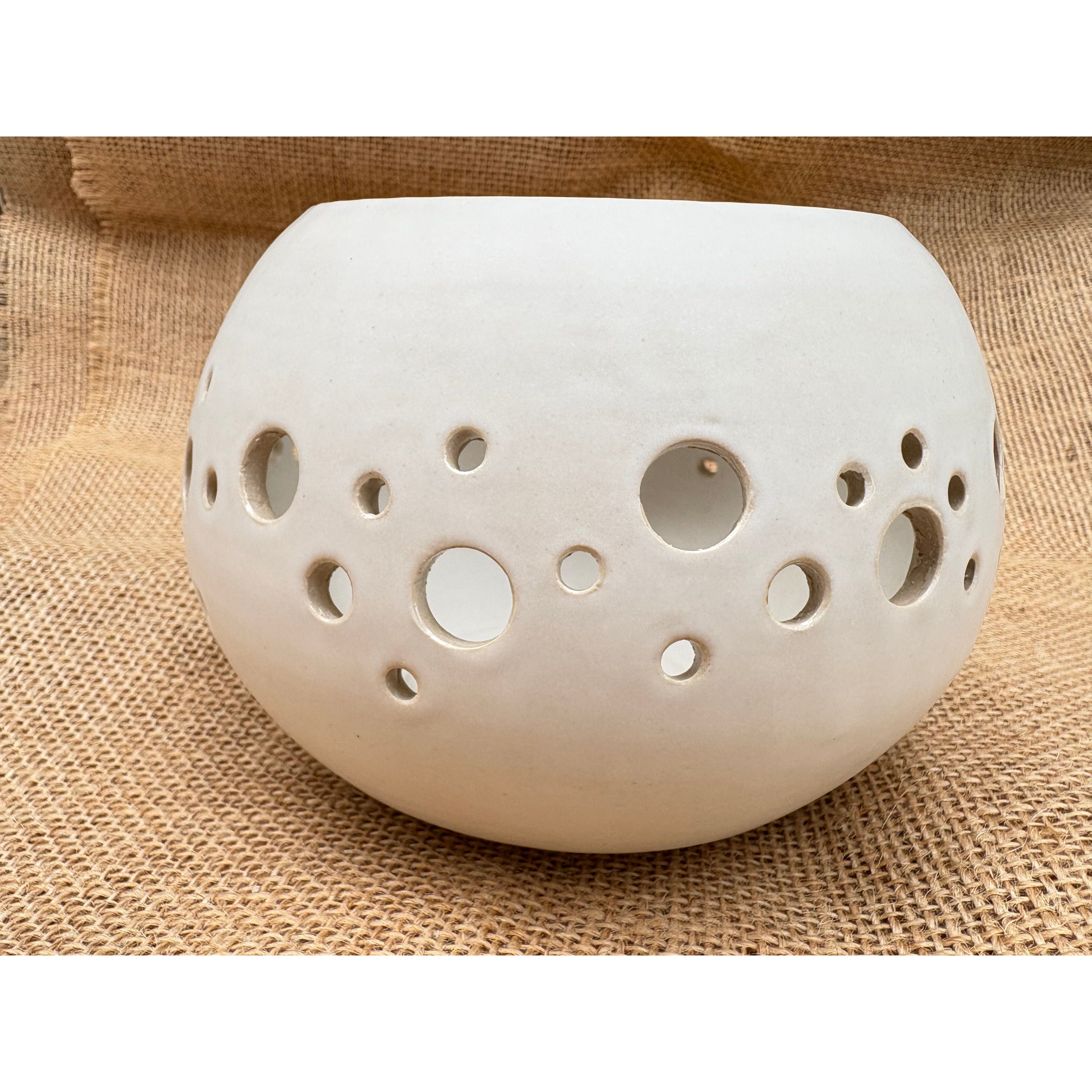 Stoneware Matt Glazed Tealight Holder