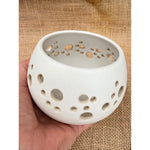 Load image into Gallery viewer, Stoneware Matt Glazed Tealight Holder
