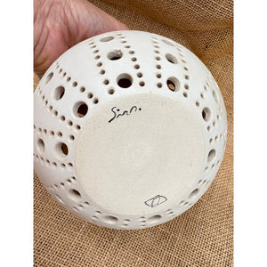 Stoneware Matt Glazed Tealight Holder