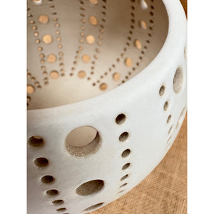 Stoneware Matt Glazed Tealight Holder