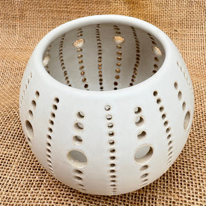 Stoneware Matt Glazed Tealight Holder