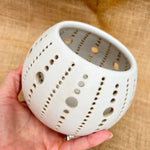 Load image into Gallery viewer, Stoneware Matt Glazed Tealight Holder
