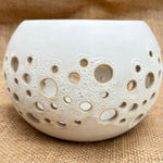 Load image into Gallery viewer, Stoneware Matt and Magma Glazed Tealight holder
