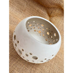Load image into Gallery viewer, Stoneware Matt and Magma Glazed Tealight holder

