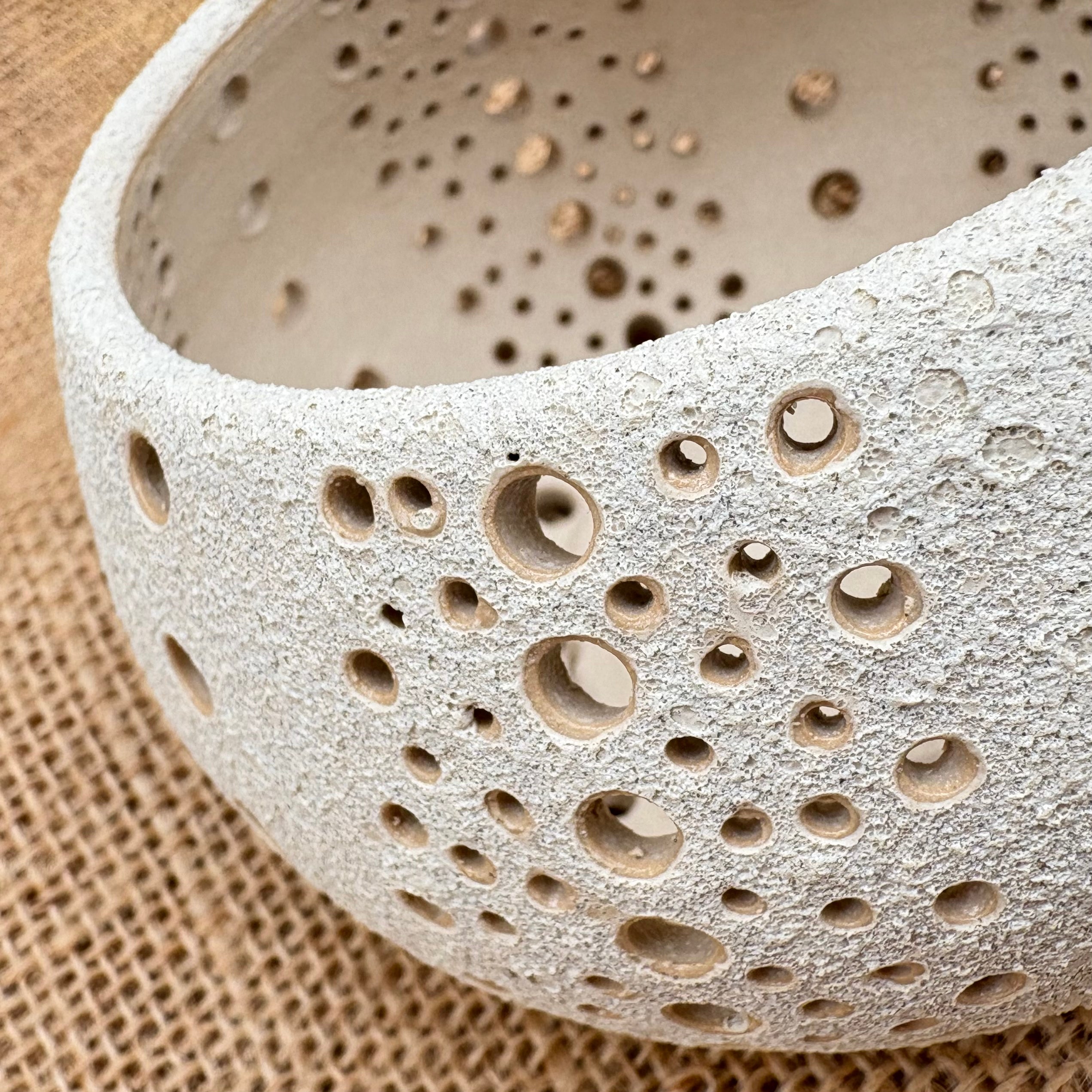 Stoneware, Magma Glazed, Tealight Holder