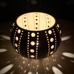 Load image into Gallery viewer, Stoneware Matt Glazed Tealight Holder
