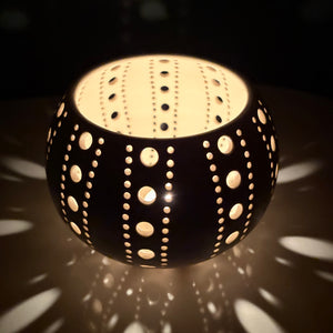 Stoneware Matt Glazed Tealight Holder