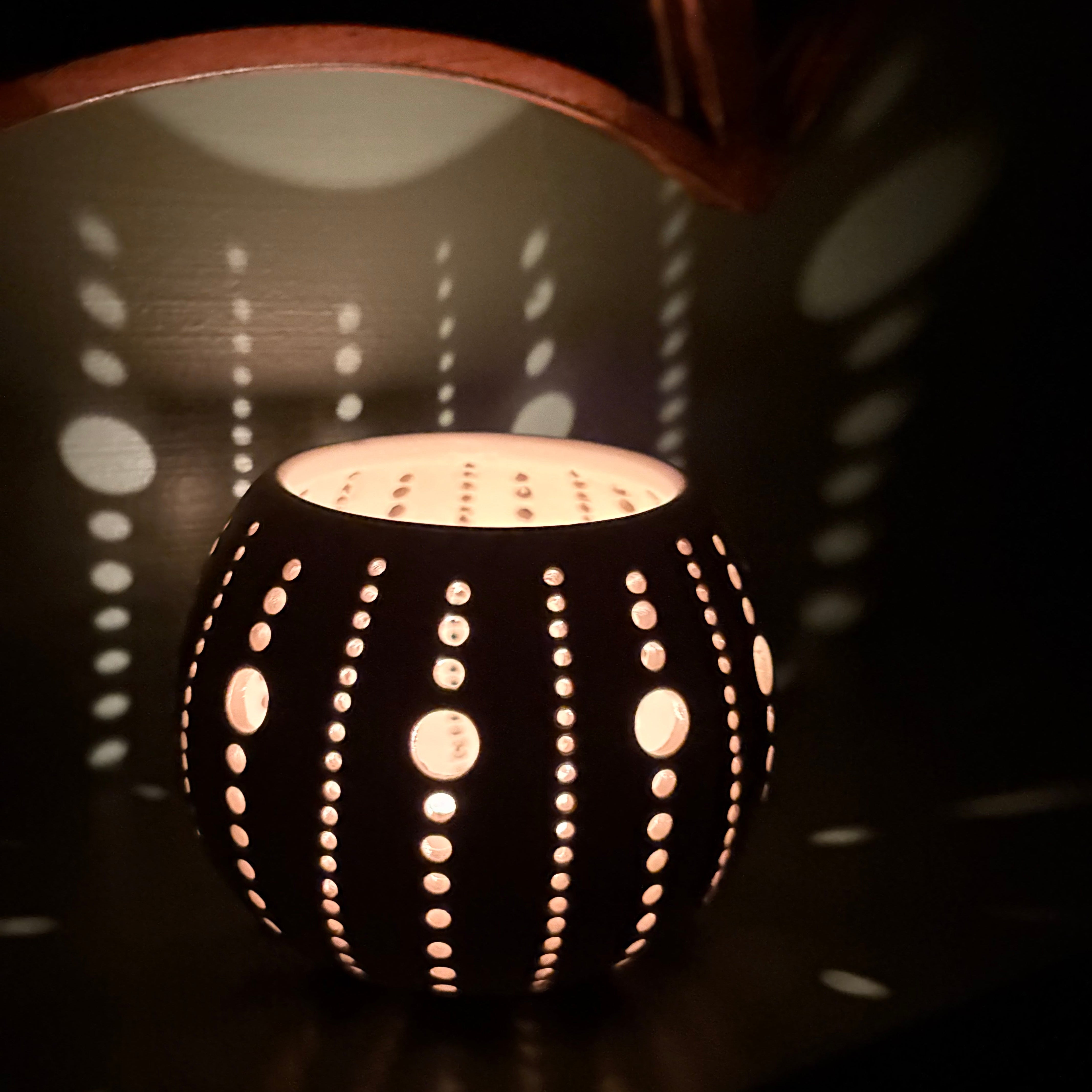 Stoneware Matt Glazed Tealight Holder