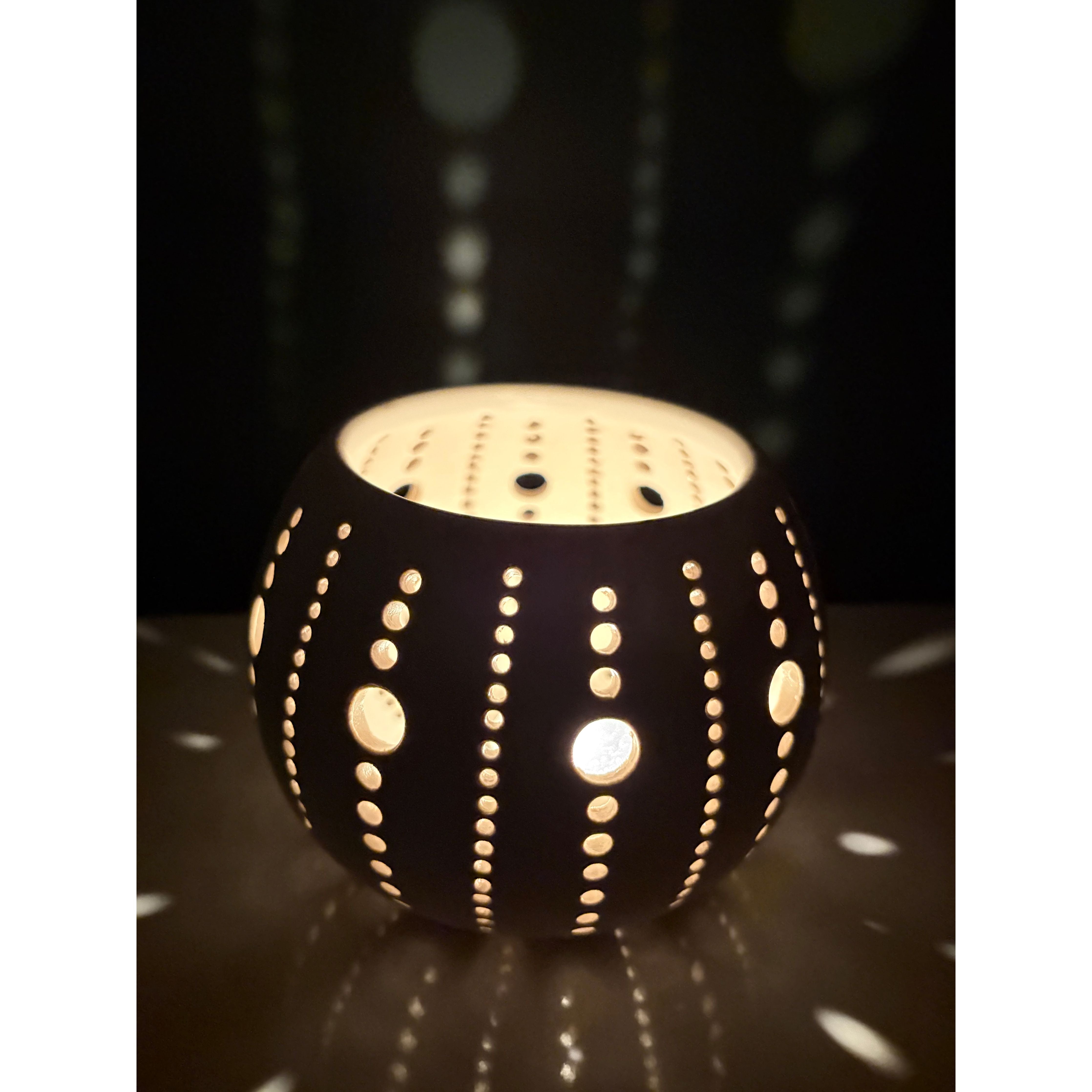 Stoneware Matt Glazed Tealight Holder