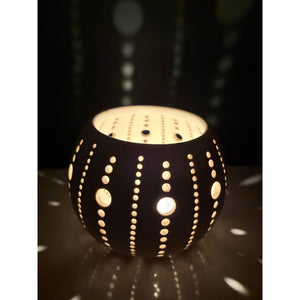 Stoneware Matt Glazed Tealight Holder
