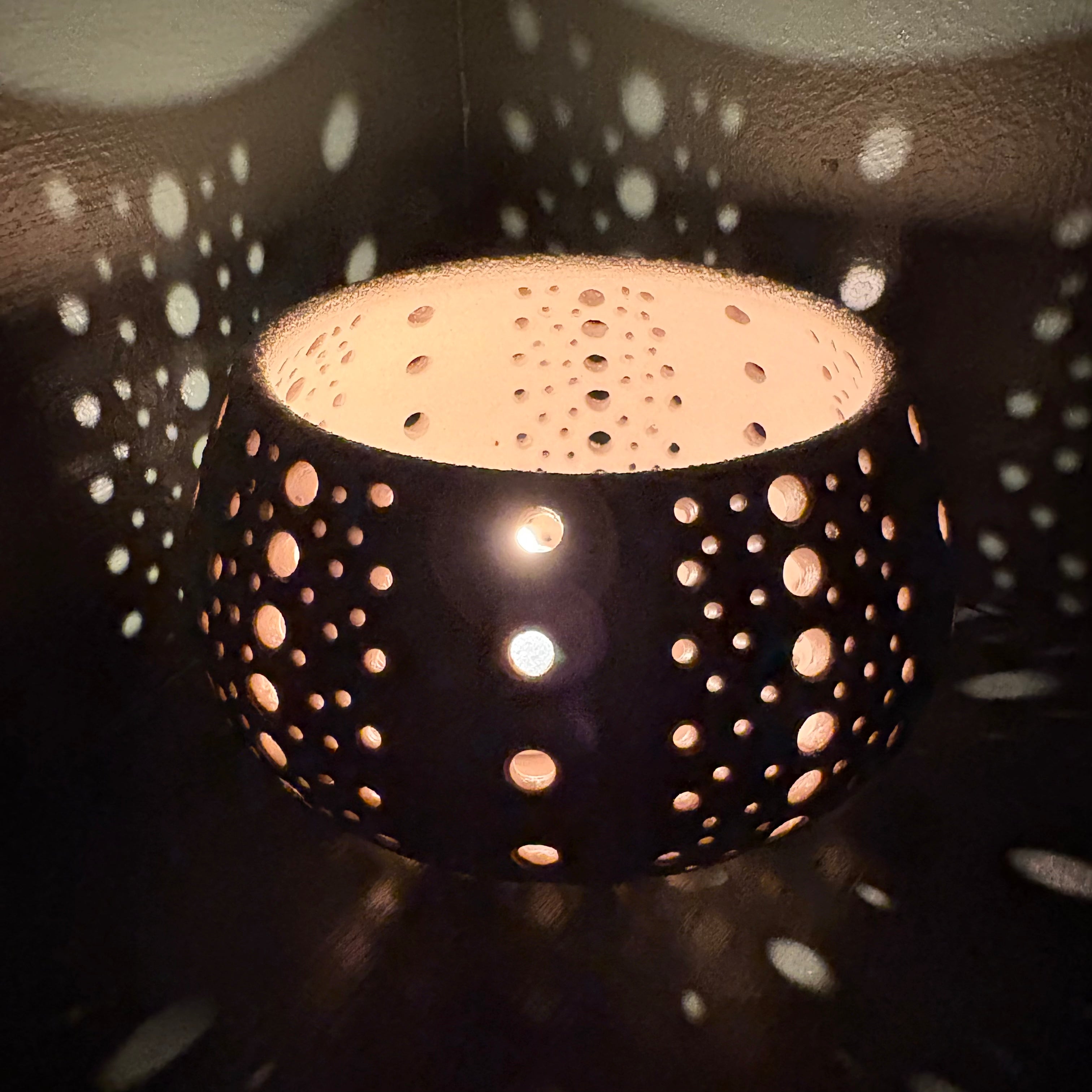 Stoneware, Magma Glazed, Tealight Holder