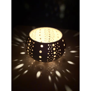 Stoneware, Magma Glazed, Tealight Holder