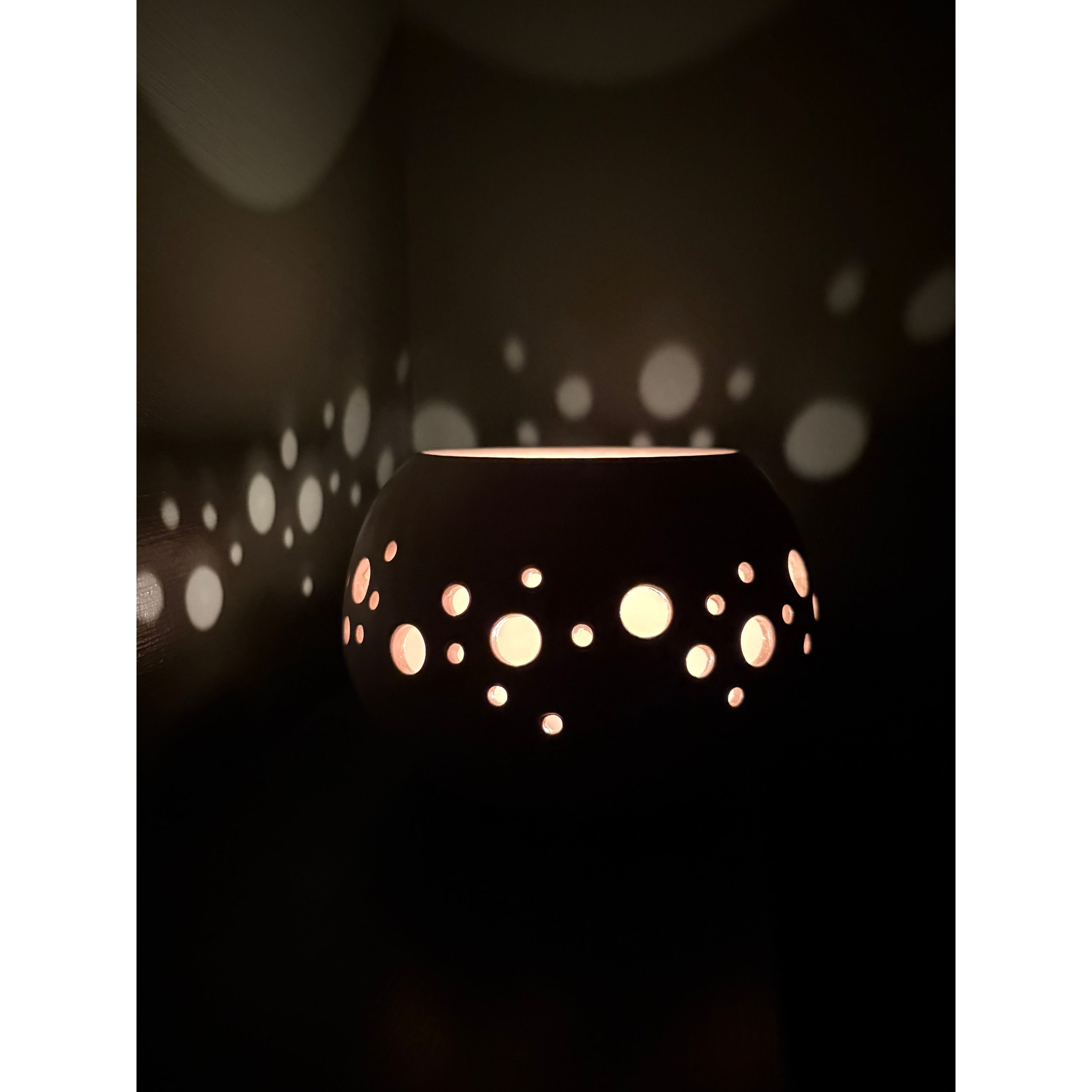 Stoneware Matt Glazed Tealight Holder