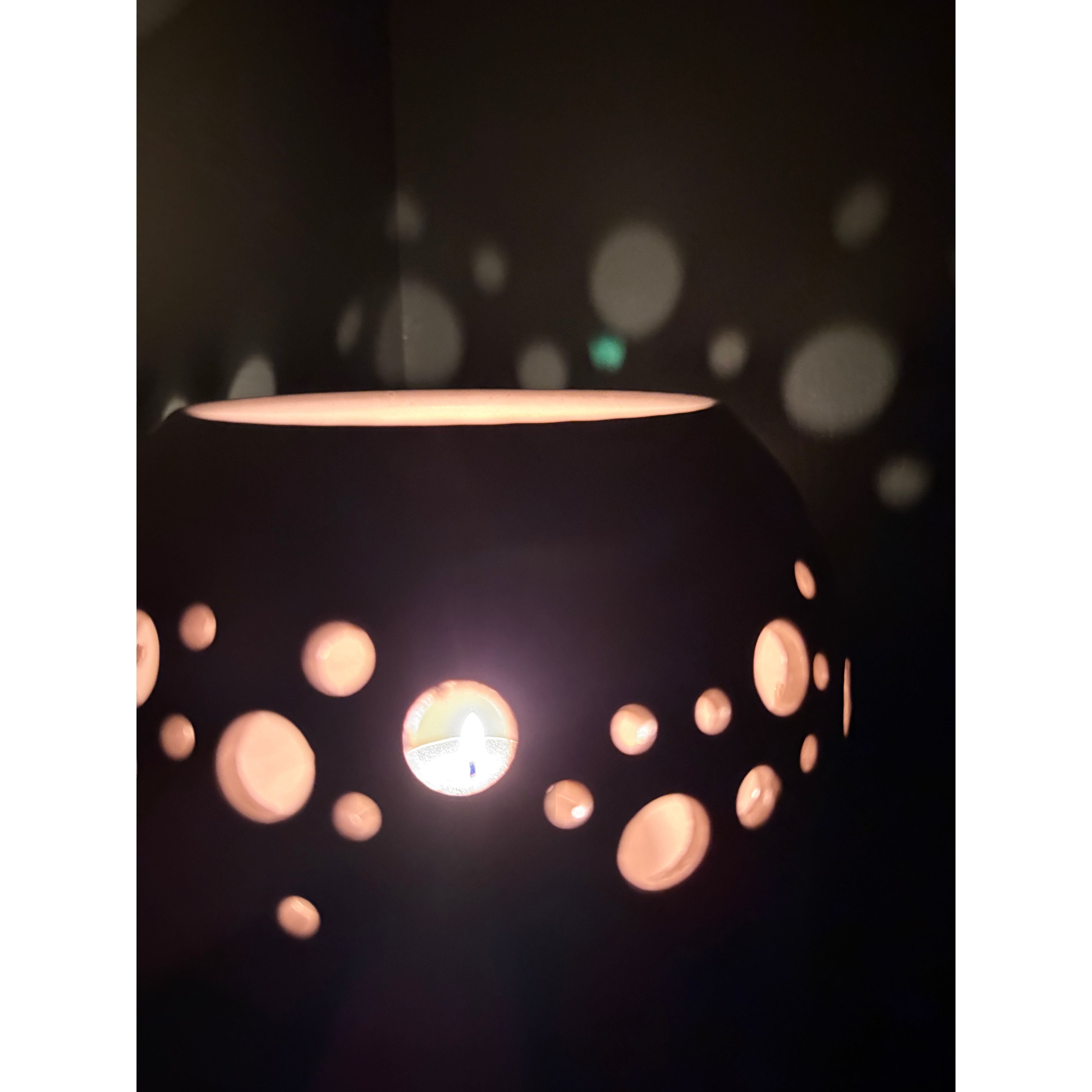 Stoneware Matt Glazed Tealight Holder