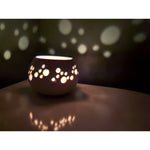 Load image into Gallery viewer, Stoneware Matt Glazed Tea-light Holder
