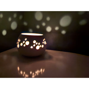 Stoneware Matt Glazed Tea-light Holder