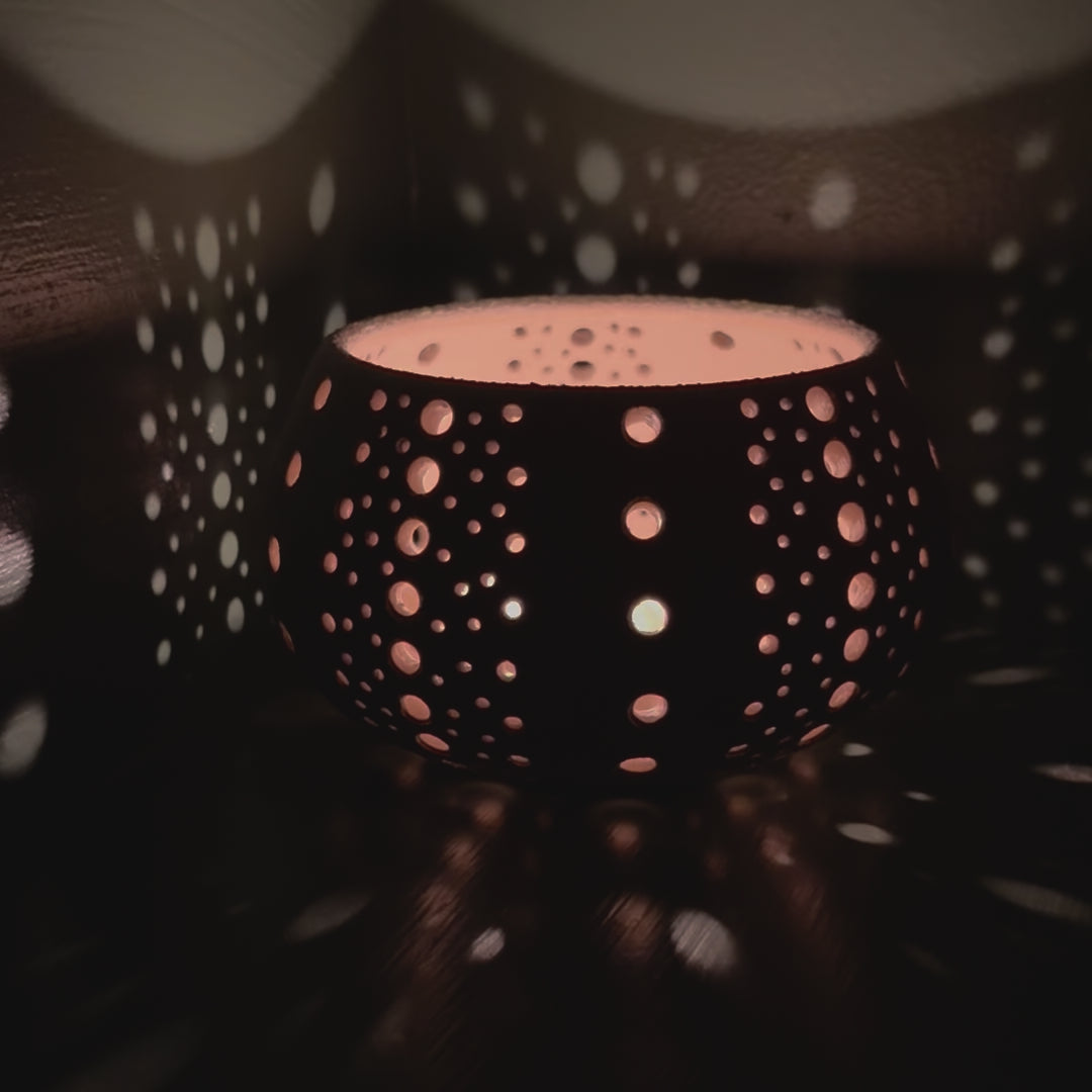 Stoneware, Magma Glazed, Tealight Holder